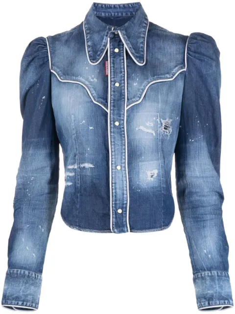 DSQUARED2 Hemd mit Western-Style