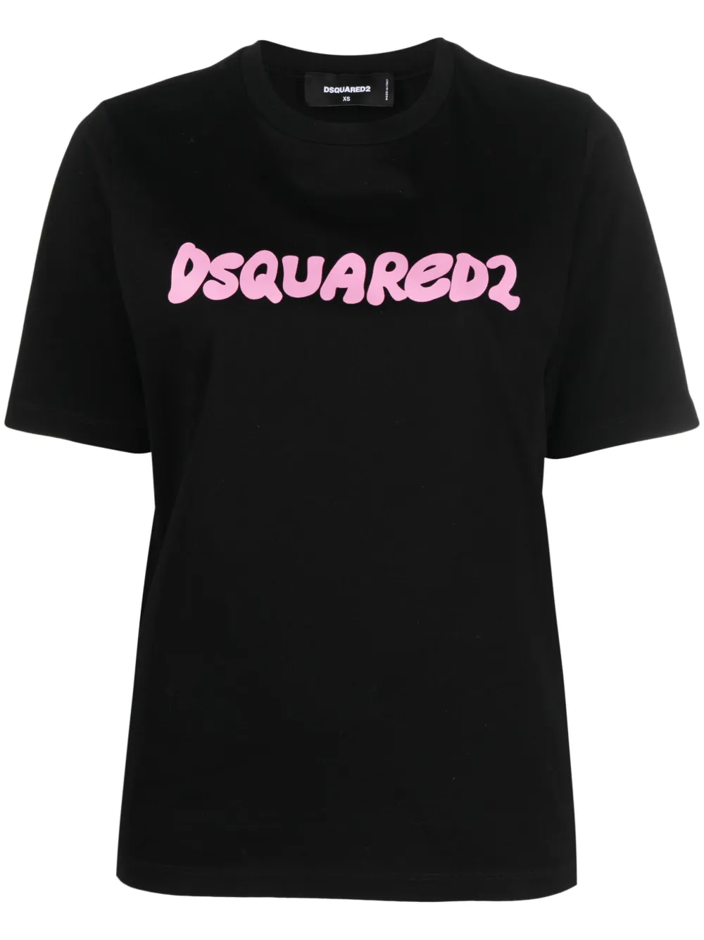 Dsquared2 Logo-print Short-sleeve T-shirt In Black
