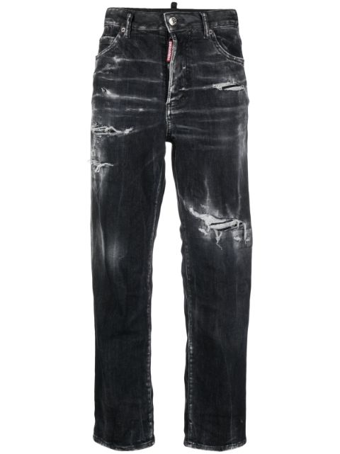 DSQUARED2 distressed-effect cropped jeans Women