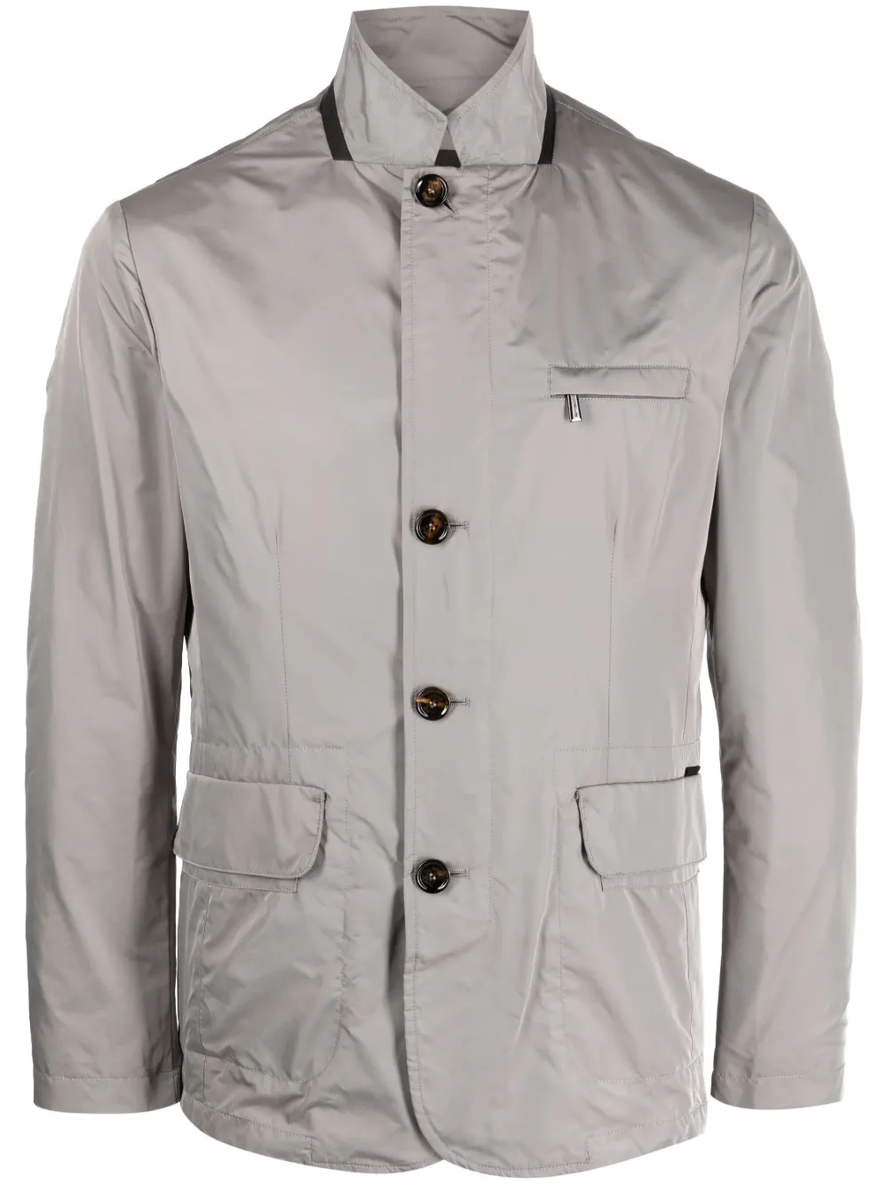 Moorer Ghiberti Water-repellent Jacket In Grau