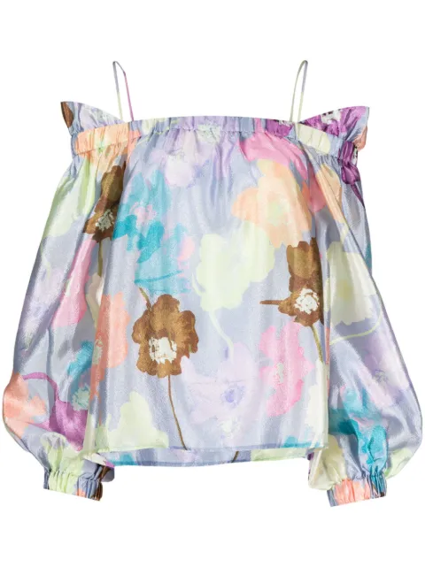 Stine Goya blusa con estampado Stefanie Filigran Flower