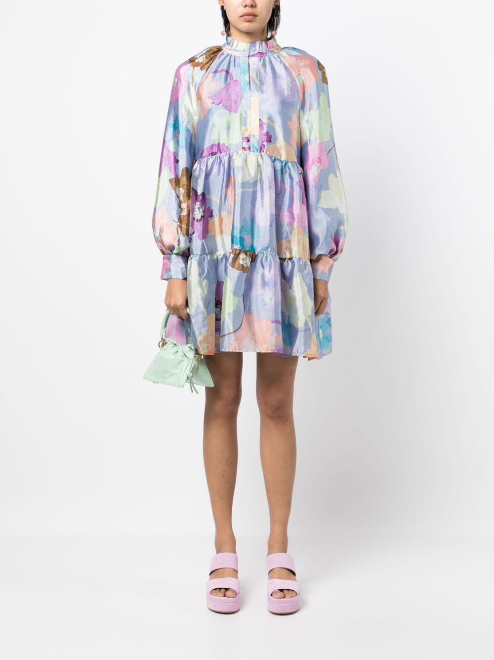 Stine Goya Jasmine floral-print Minidress - Farfetch