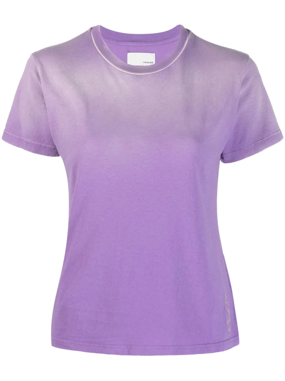 Haikure ombré-effect cotton T-shirt