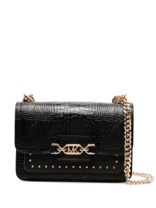 Michael Michael Kors Heather Large Leather Shoulder Bag - Farfetch