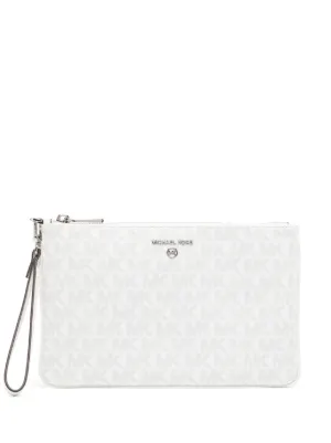 Michael kors cheap white wristlet