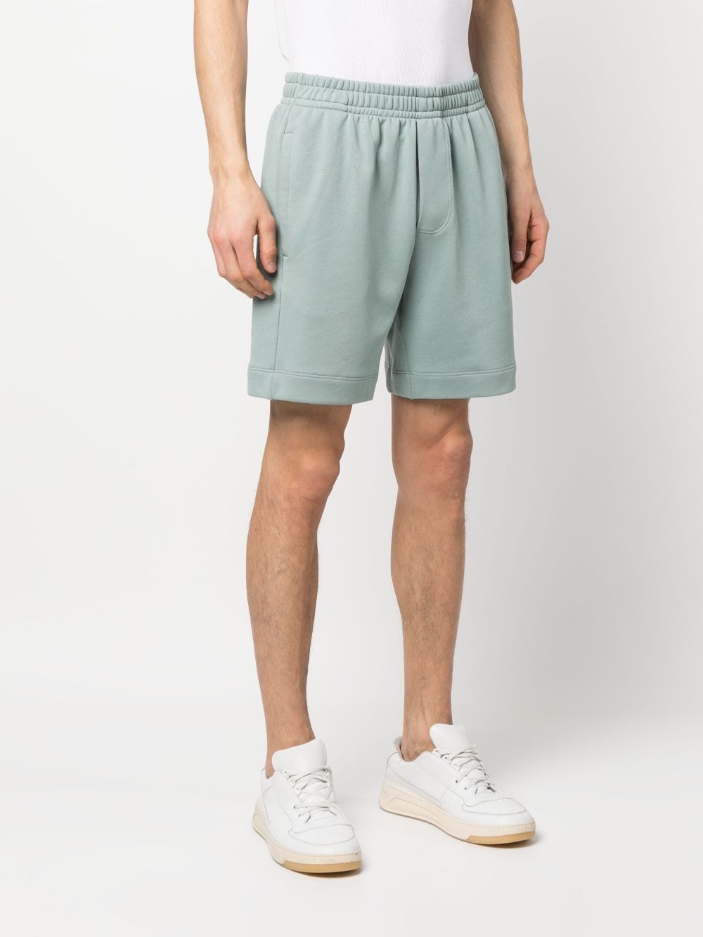 Shop Styland Straight-leg Track Shorts In Grau