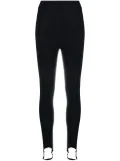 Murmur high-waisted stirrup leggings - Black