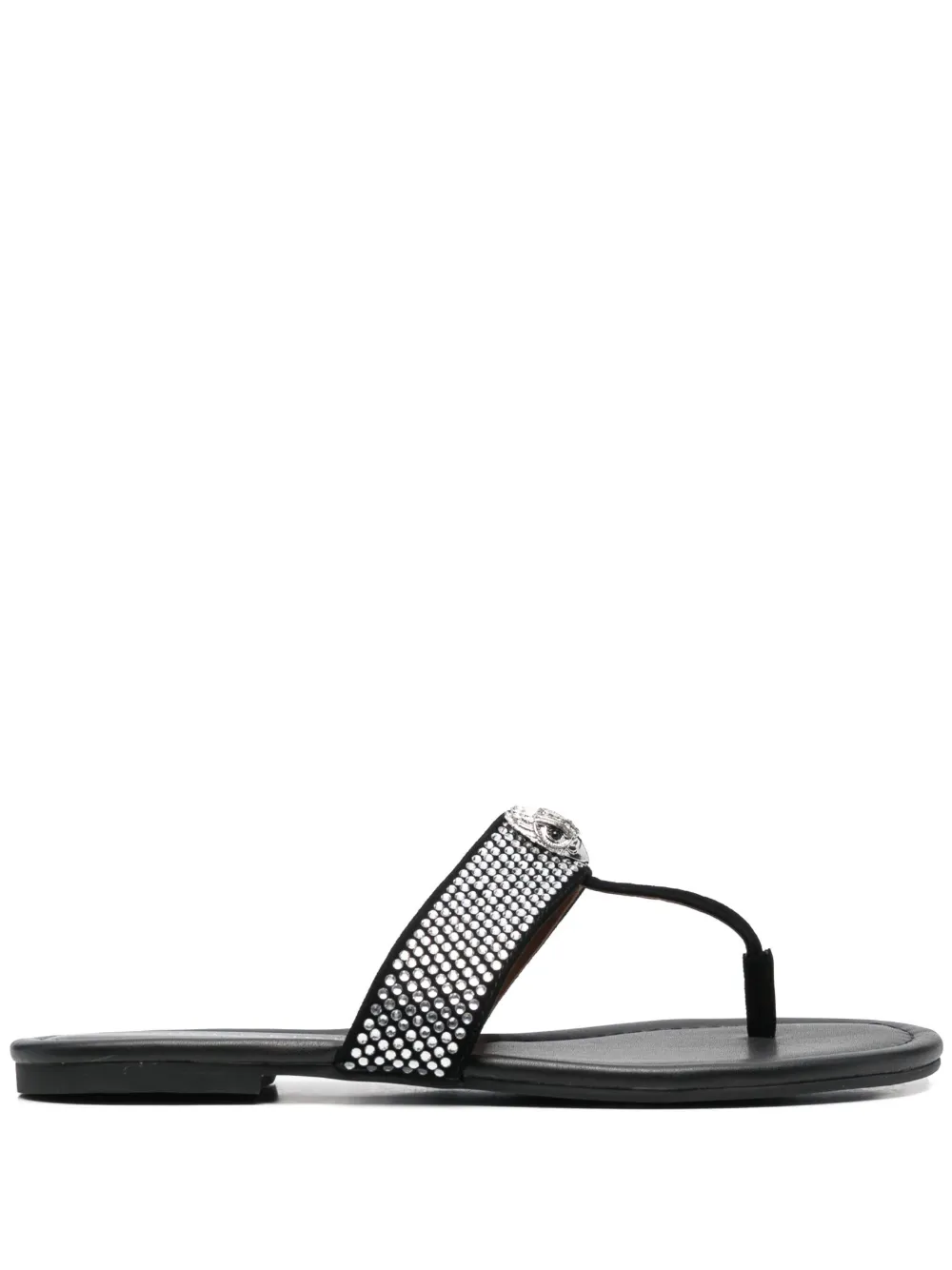 Kurt Geiger London crystal-embellished t-bar sandals