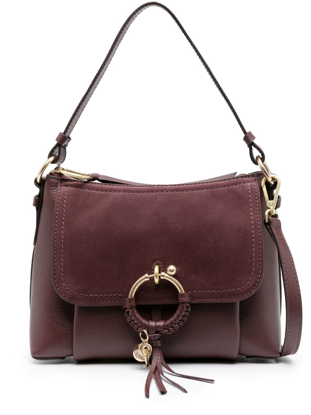 See By Chloé Joan Textured Shoulder Bag In Brown | ModeSens