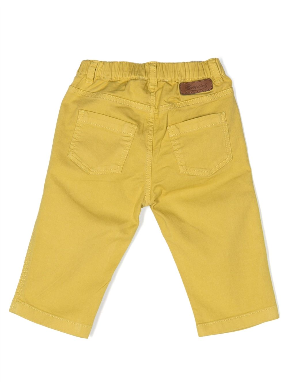 Bonpoint Chino met stretch - Geel