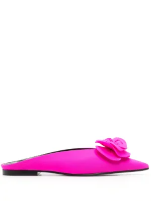 Pink on sale flat mules