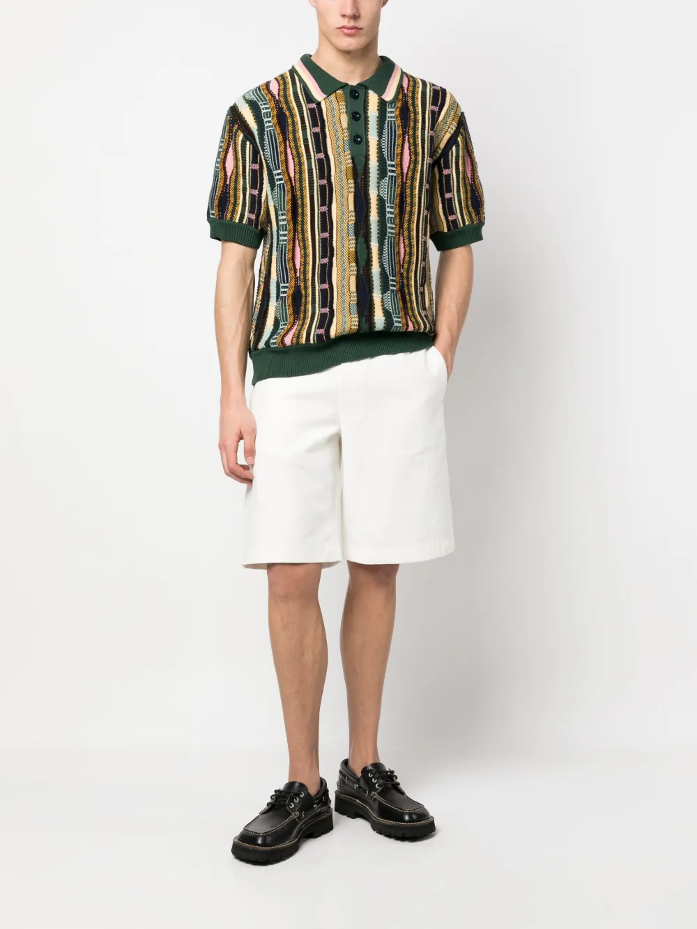 Drôle De Monsieur Poloshirt - Zwart