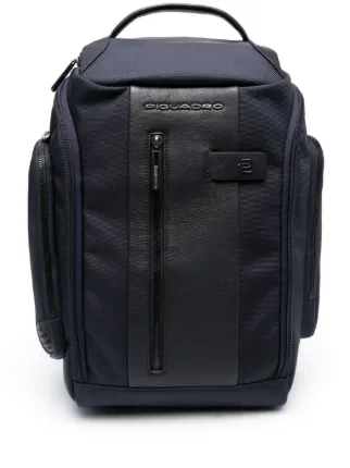 PIQUADRO logo-plaque Backback - Farfetch
