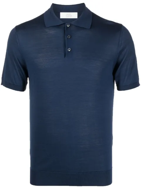 Mauro Ottaviani 短袖真丝polo衫 
