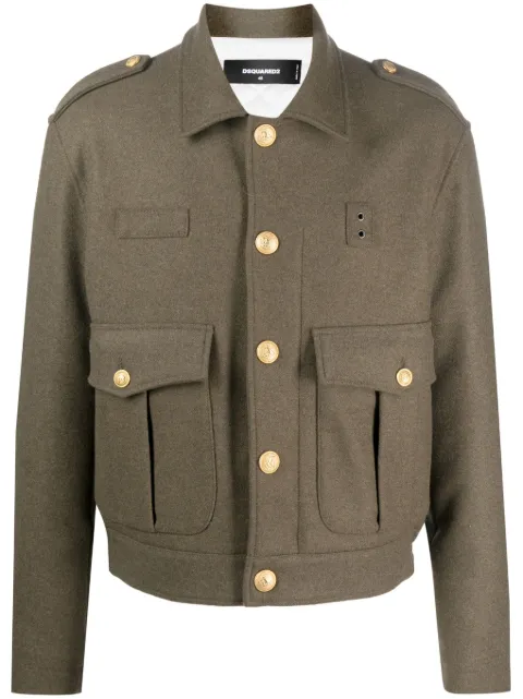 DSQUARED2 chamarra estilo militar