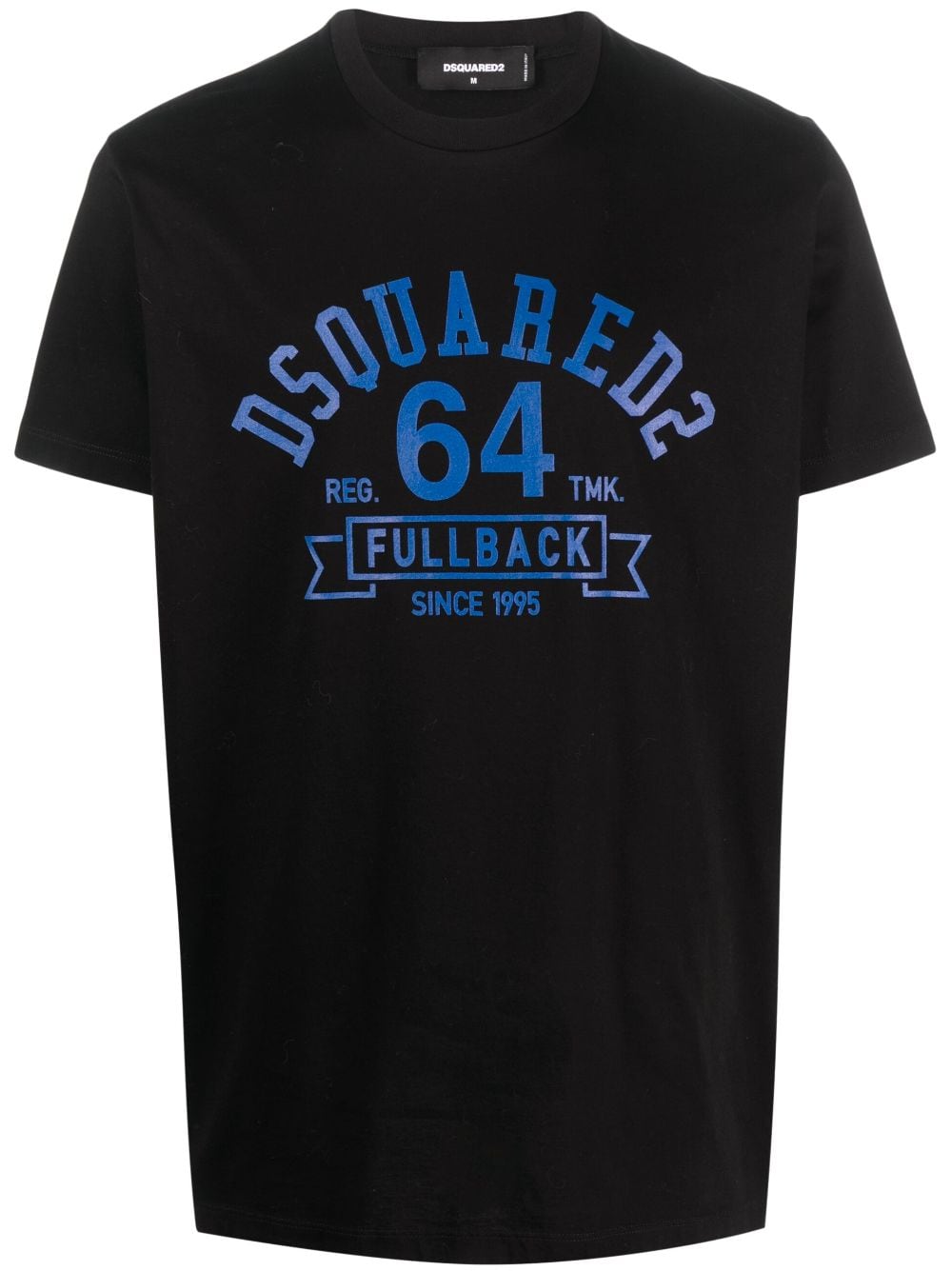 Dsquared2 Graphic-print Cotton T-shirt In Black