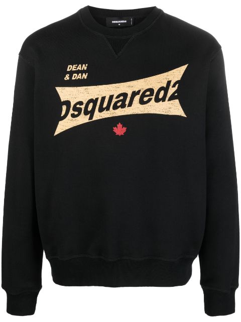 DSQUARED2 logo-print cotton sweatshirt Men