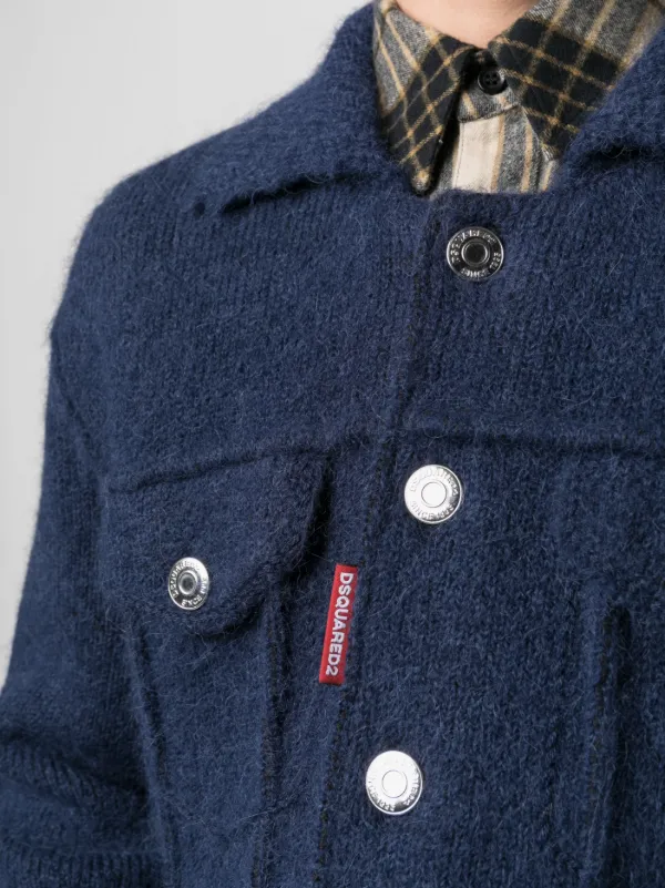 ジャケット Dsquared Navy Blue Wool Blazer Dsquared2 Navy Blue Wool Blazer | italist