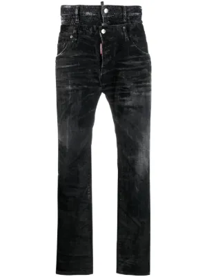 DSQUARED2 ペイント ダメージ ジーンズ | ブルー | FARFETCH JP