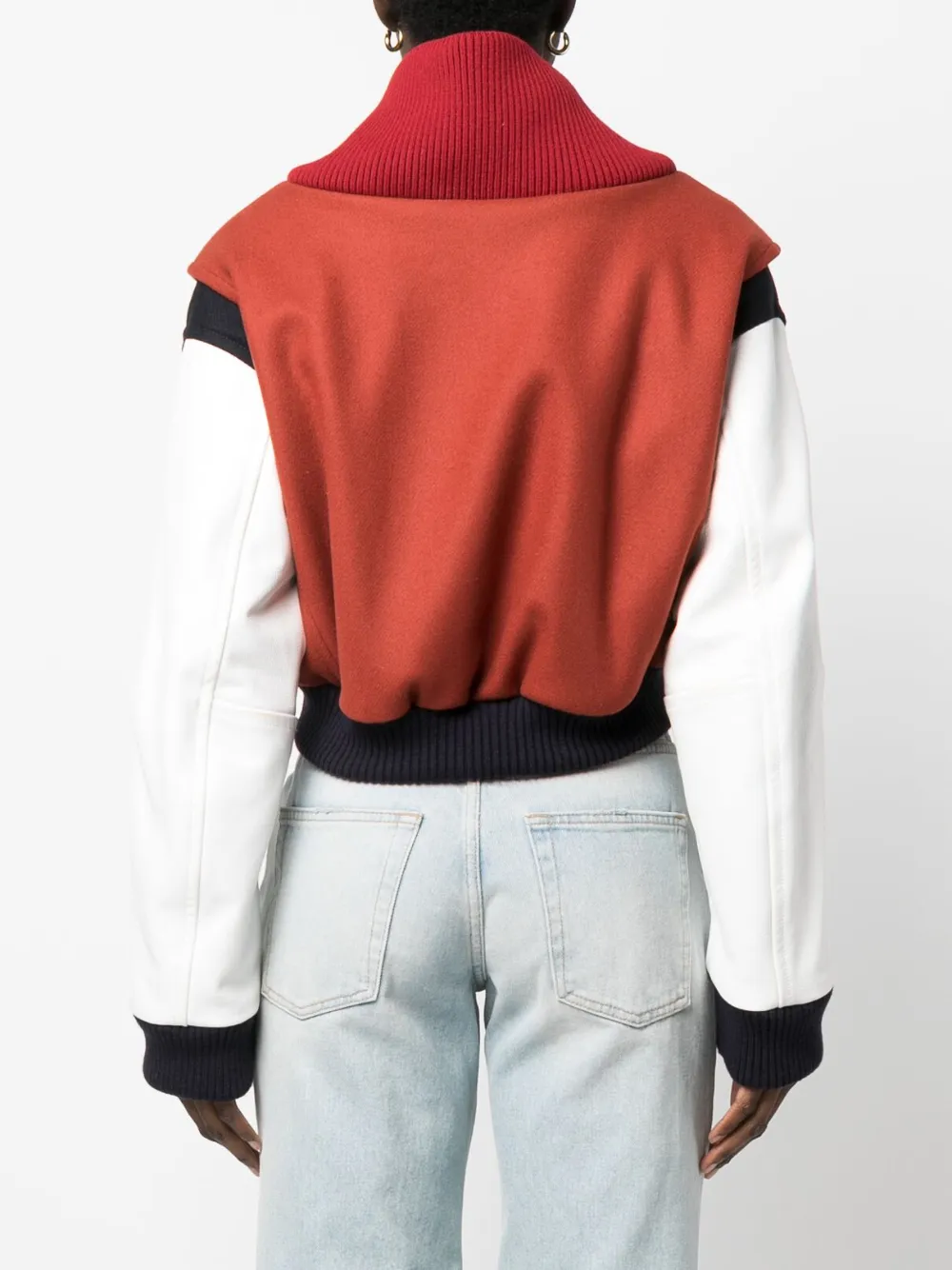 DSQUARED2 Bomberjack met logopatch Rood