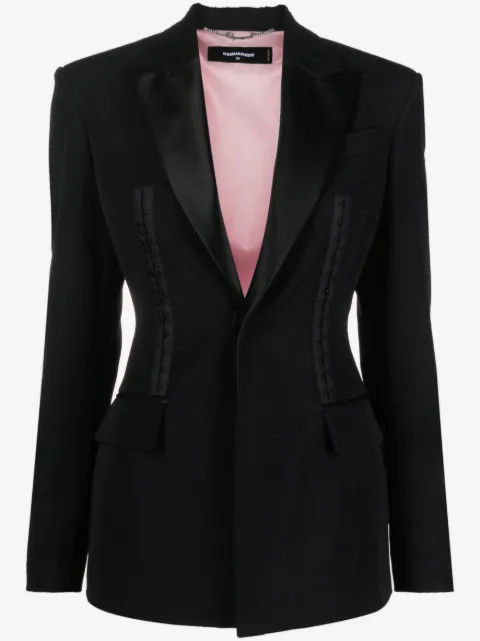 DSQUARED2 strap-detail blazer