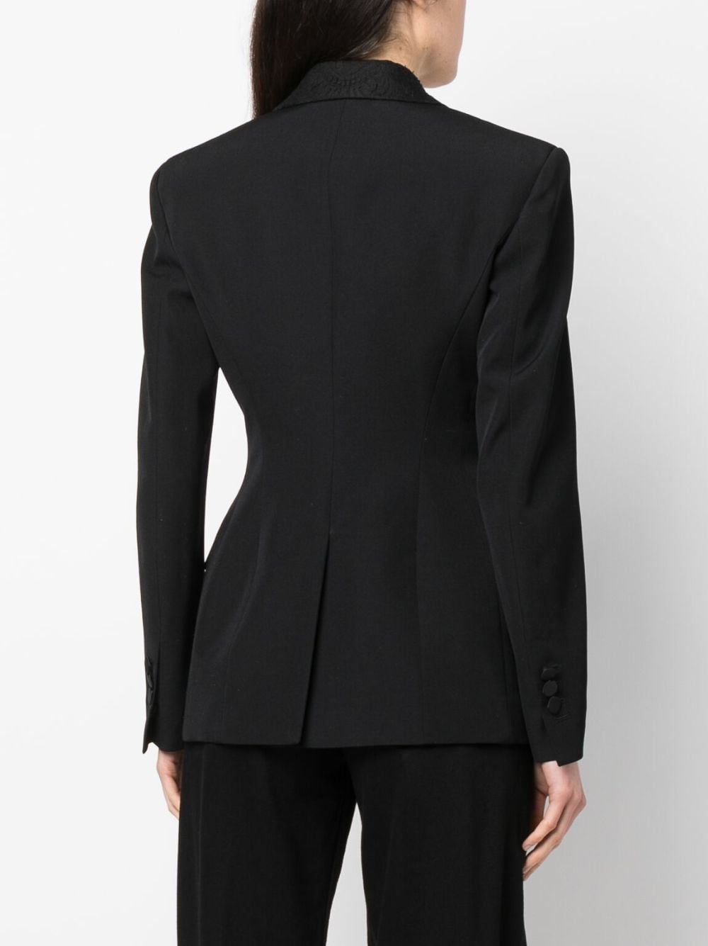 Shop Dsquared2 Strap-detail Blazer In Black