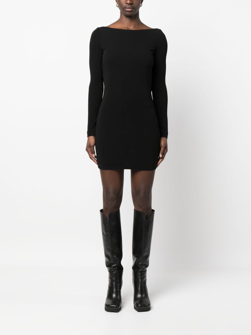 Shop Dsquared2 Chain-embellished Minidress In Black