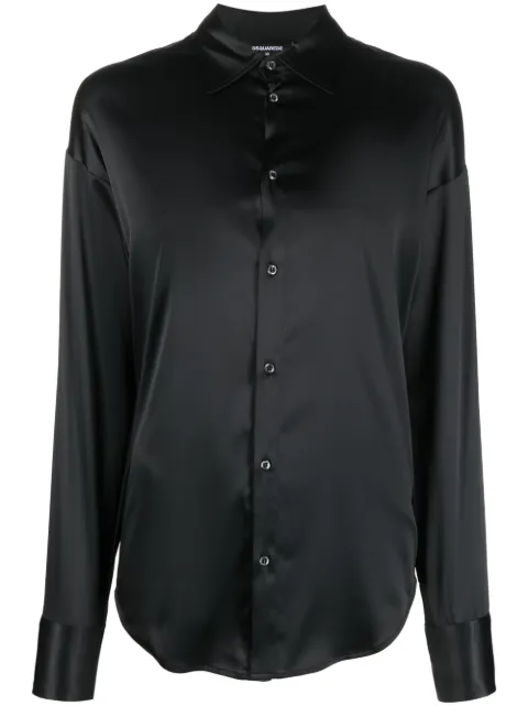 DSQUARED2 embellished satin shirt