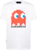 DSQUARED2 cartoon-print cotton T-shirt - White