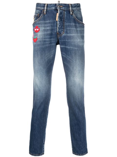 DSQUARED2 slim-cut cropped jeans Men