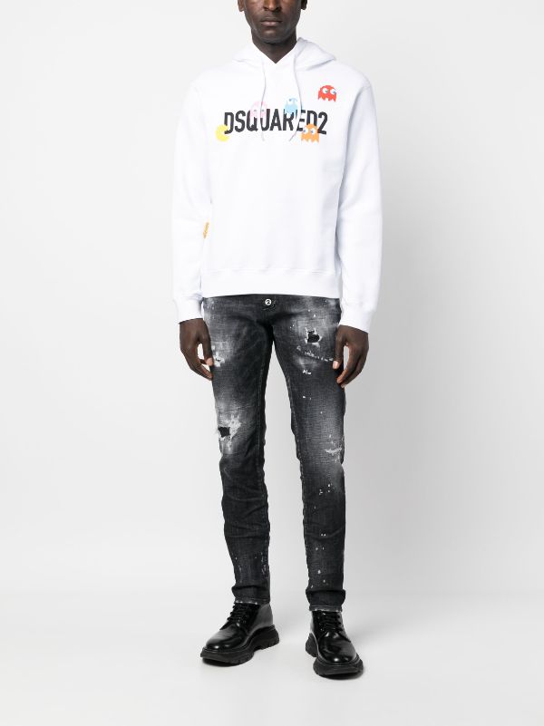 Dsquared2 Distressed slim-cut Jeans - Farfetch