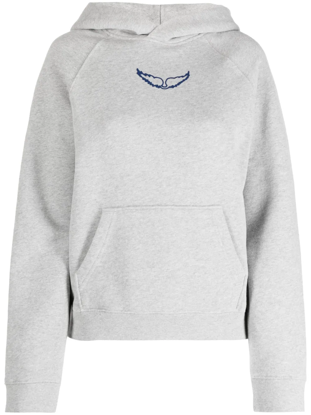 Zadig&Voltaire wings-print hoodie - Grey