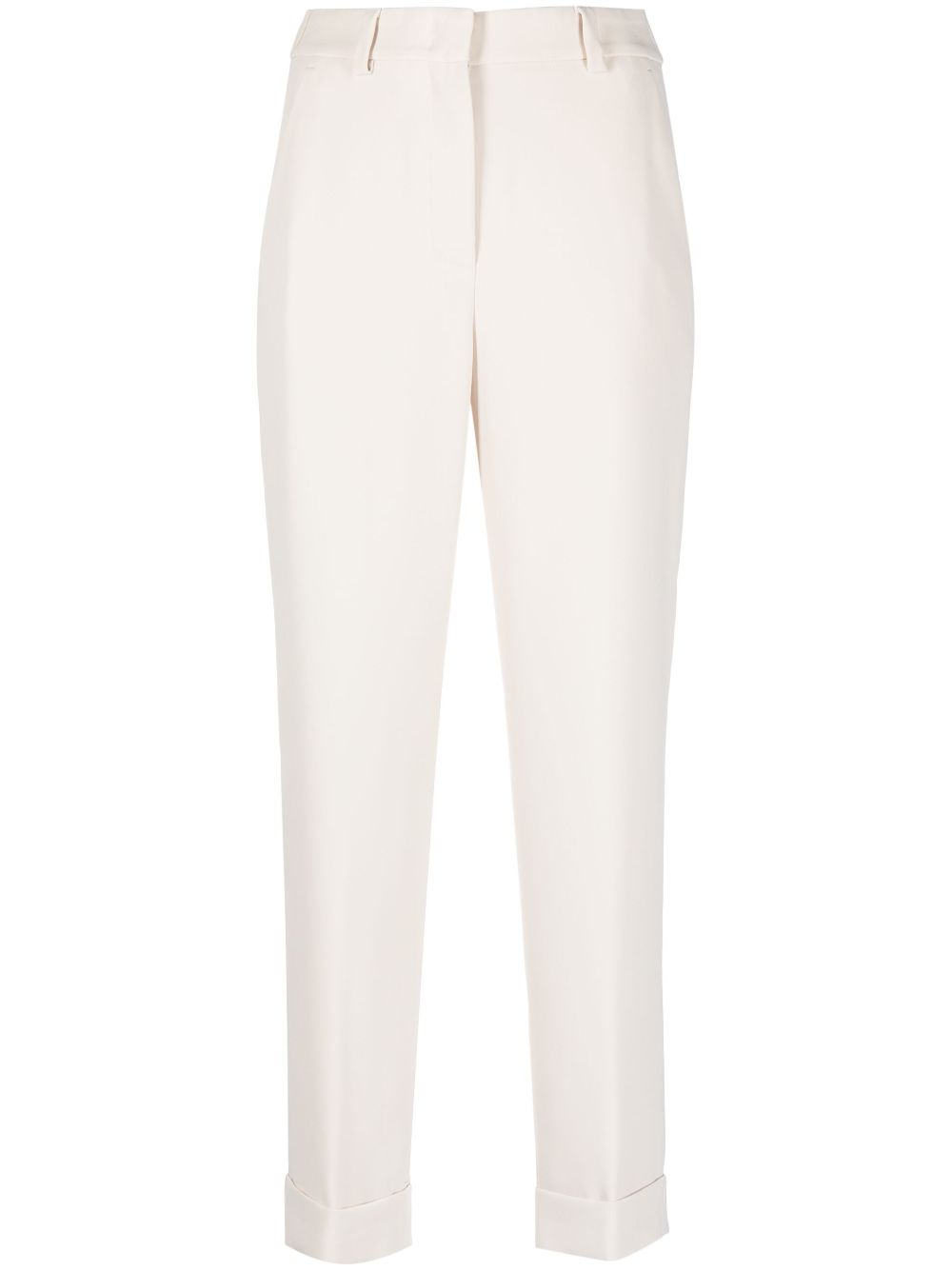 PESERICO MID-RISE CROPPED TROUSERS
