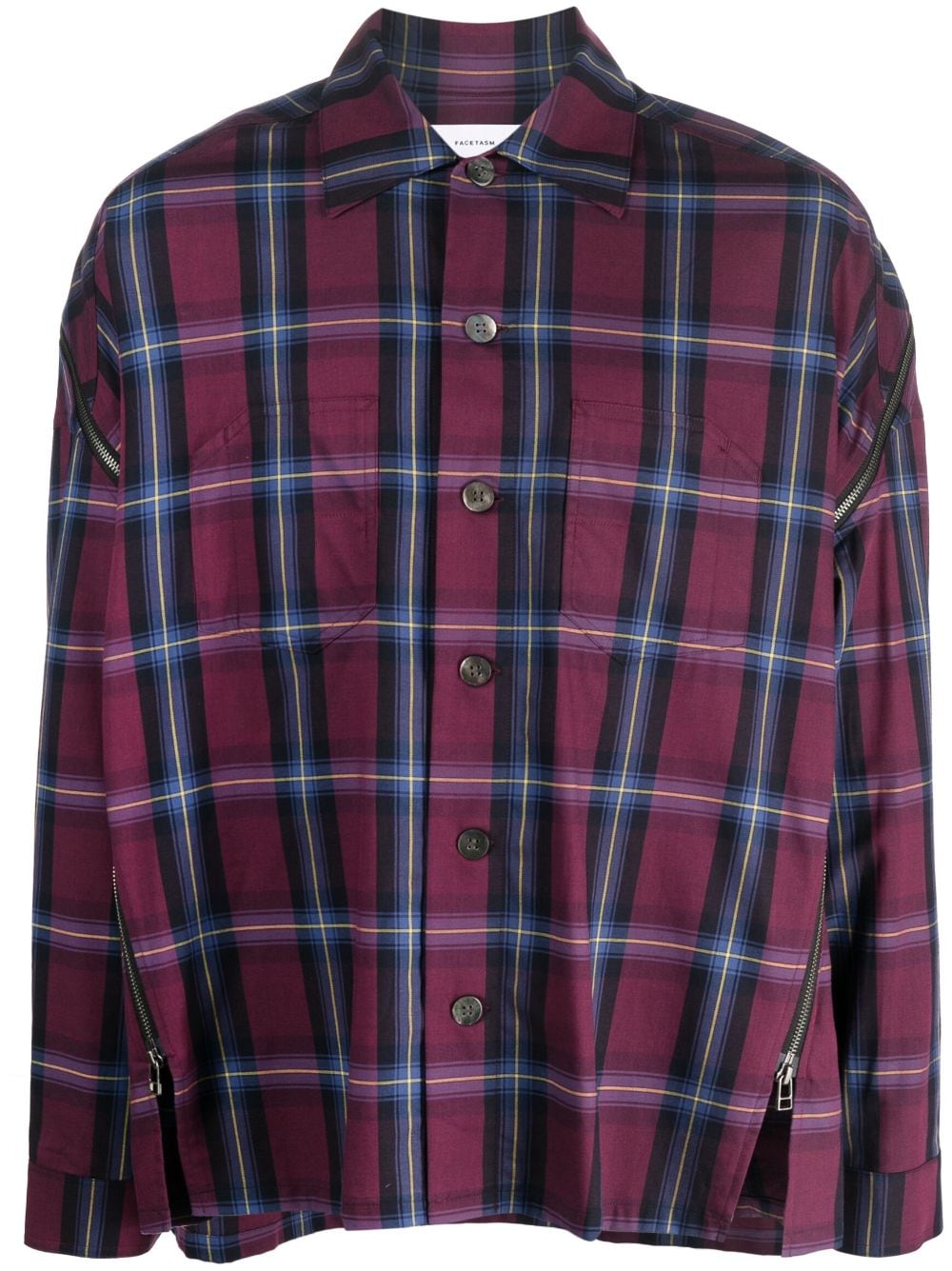 Facetasm plaid-check Pattern Shirt - Farfetch