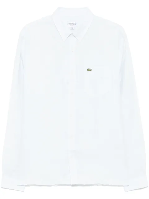 Lacoste regular fit linen shirt