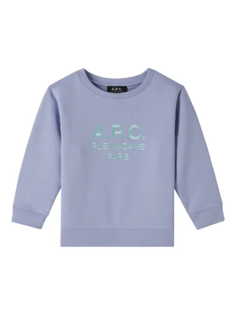 A.P.C. KIDS crew neck sweater 