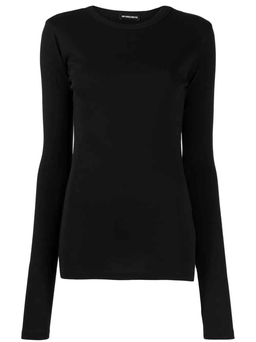 ANN DEMEULEMEESTER COTTON LONG-SLEEVED TOP