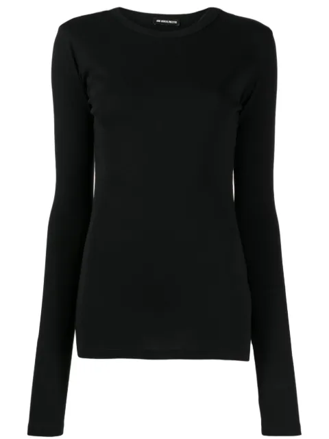 cotton long-sleeved top