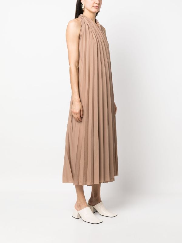 Alysi Sleeveless Pleated Dress - Farfetch