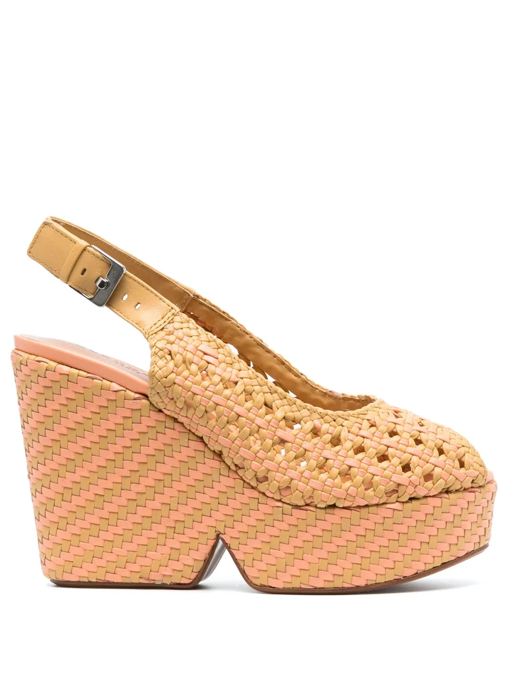 Image 1 of Robert Clergerie 115mm platform slingback sandals
