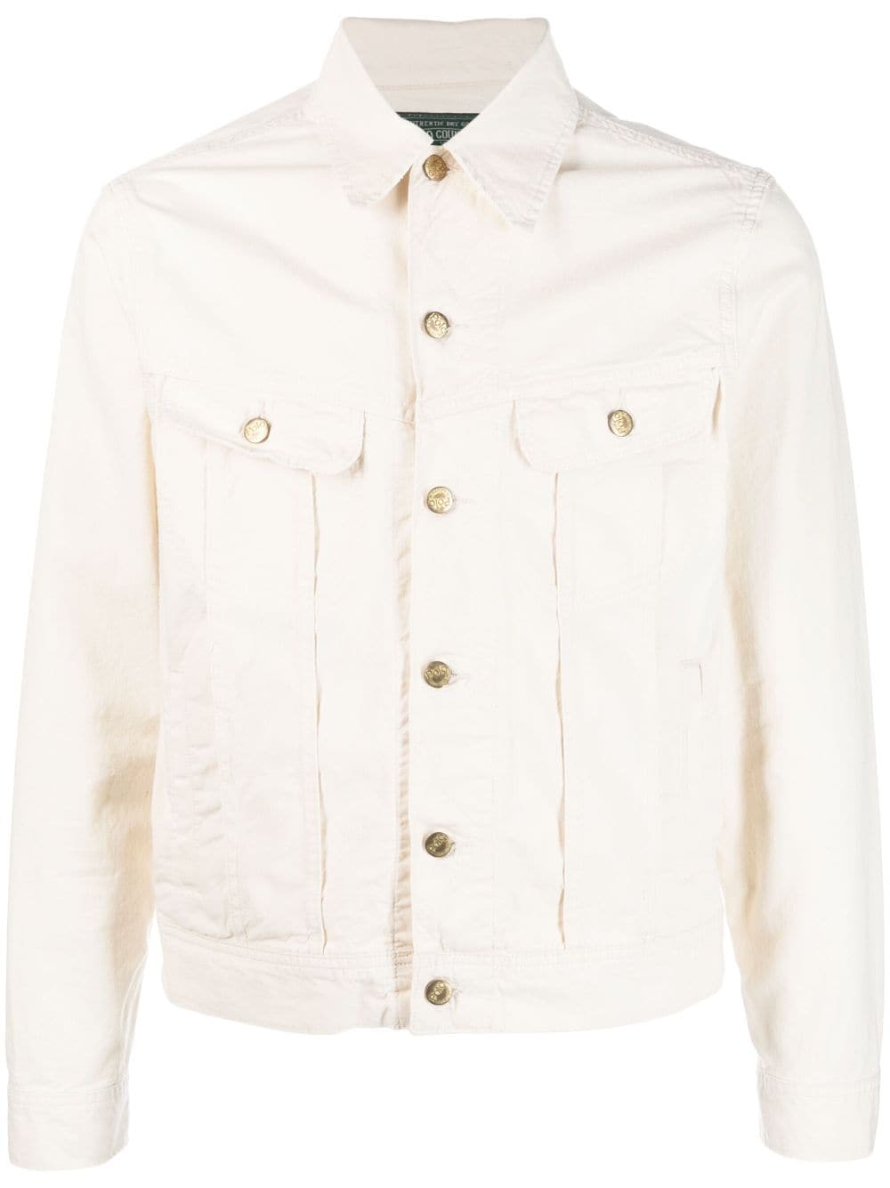 Polo Ralph Lauren chenille logo patch-detail denim jacket | Smart Closet