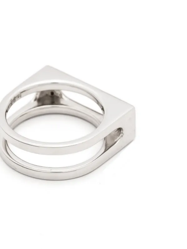 Tom Wood Cage Single Ring | Silver | FARFETCH PL