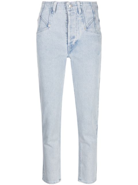 ISABEL MARANT Niliane high-waisted cropped jeans