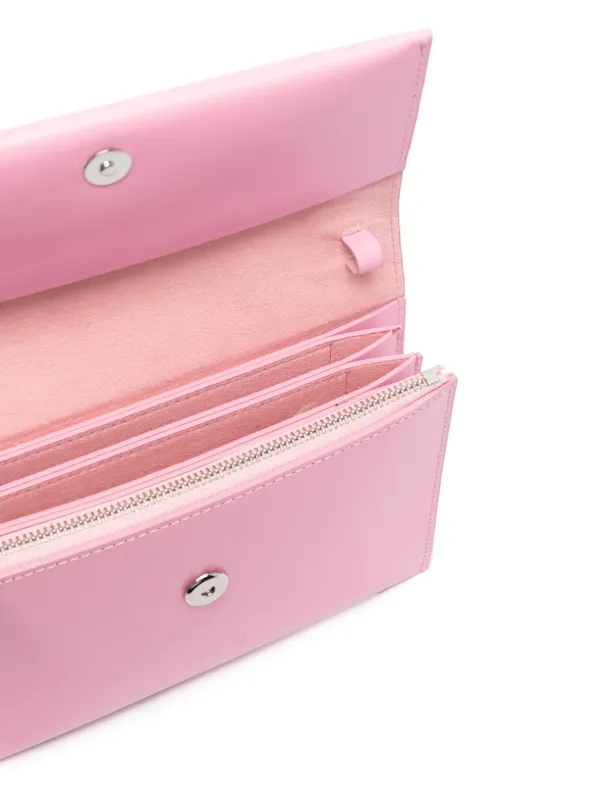 PINK PRADA LONG WALLET -ribbon On Top