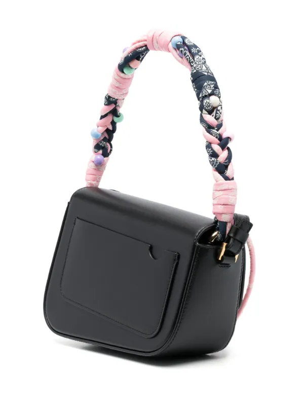 Palm Angels Crash logo-print Shoulder Bag | Black | FARFETCH