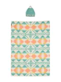 Pendleton graphic-print organic cotton blanket and beanie set - Green