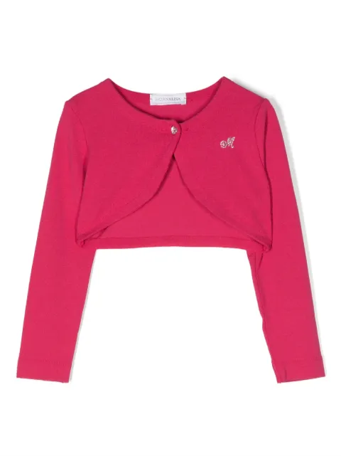 Monnalisa rounded cover-up cardigan