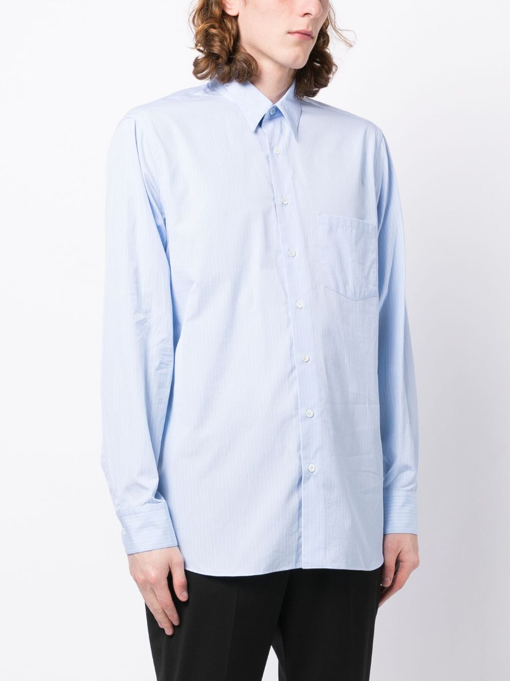 Affordable Lanvin pinstripe-print cotton shirt Men