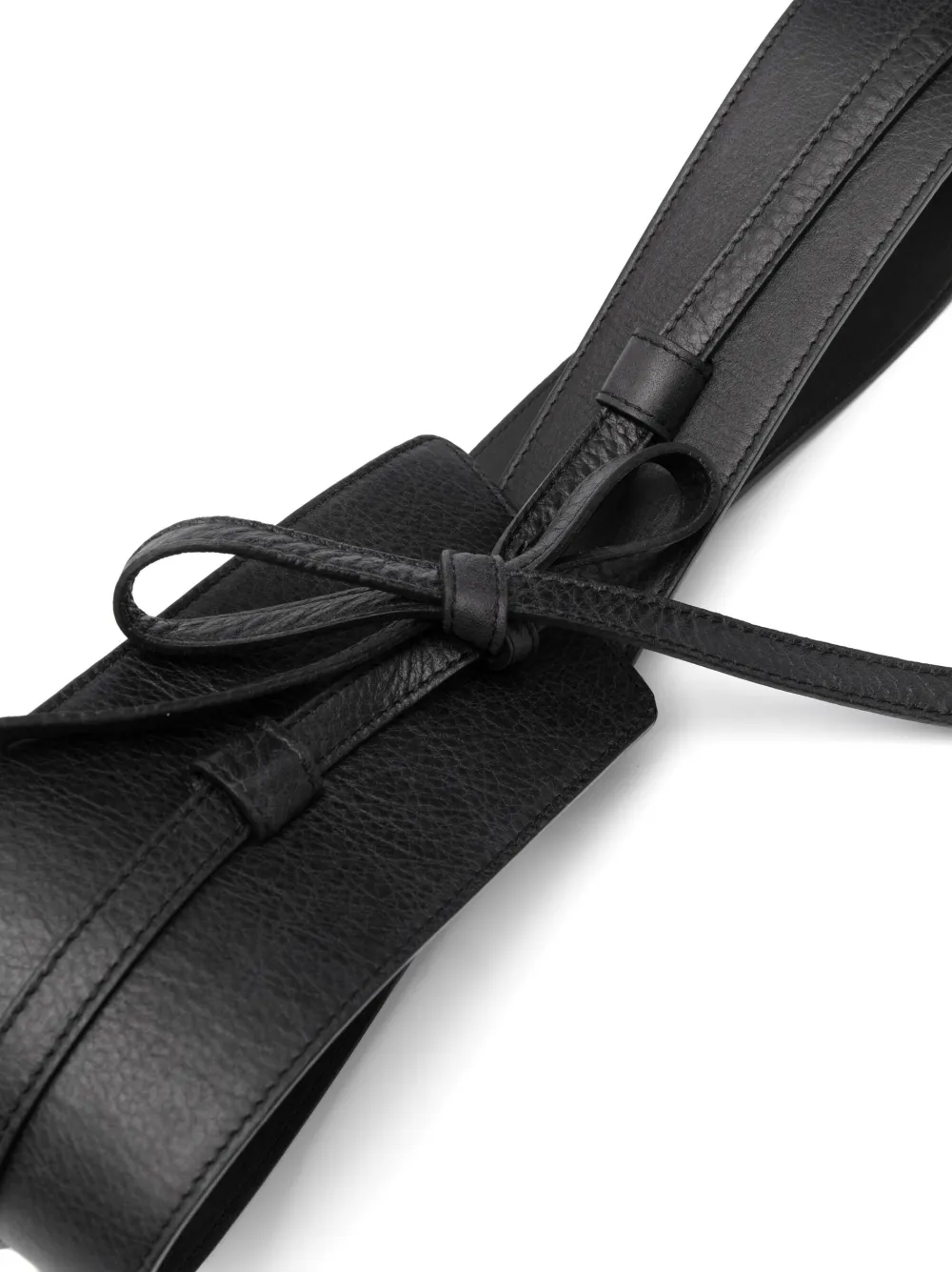 Gentry Portofino Leren riem - Zwart