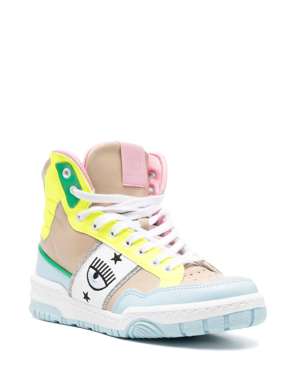 Chiara Ferragni Sneakers met logoprint - Beige